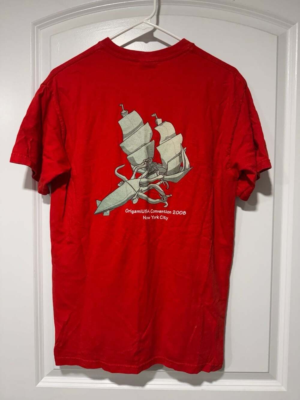 2008 OrigamiUSA Convention NYC Graphic Tee Paper Art Collector Men’s M